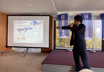 We are holding real estate seminars overseas.